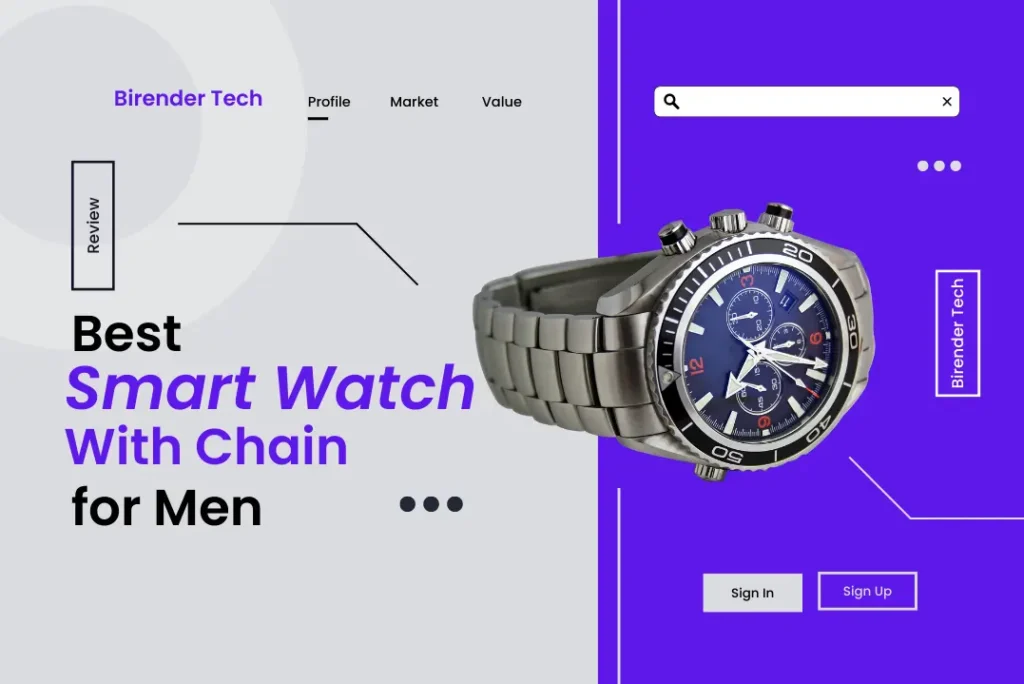 Smart Watch with Chain